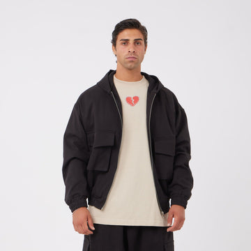 Giacca Utility con Cappuccio – Asensyo