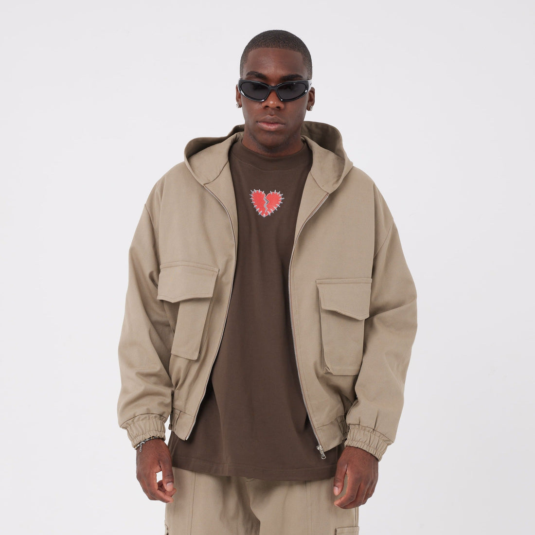 Giacca Utility con Cappuccio – Asensyo