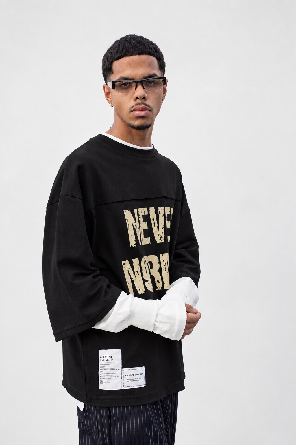 Long Sleeve Oversize Never Normal Nera