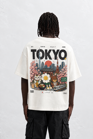 T-Shirt Oversize Tokyo Bloom