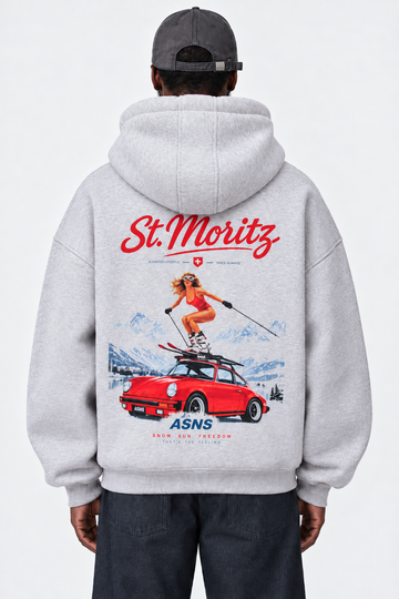Felpa Hoodie Oversize St. Moritz