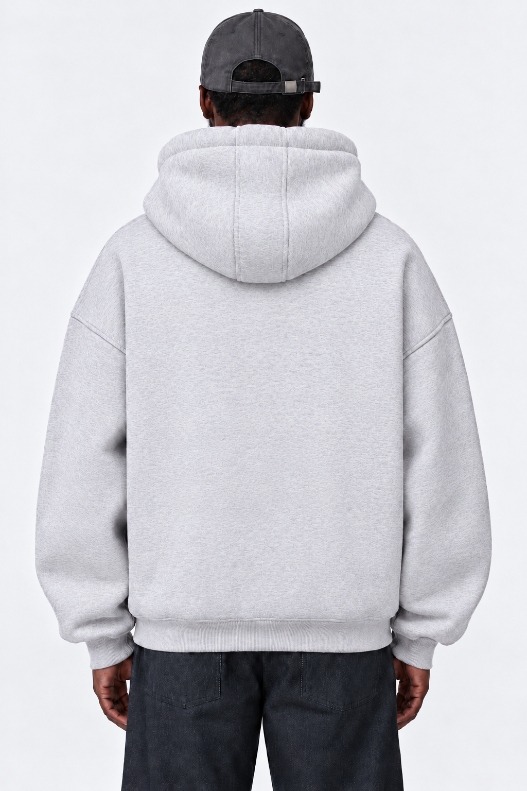 Felpa Hoodie Oversize SNOW CLUB GREY