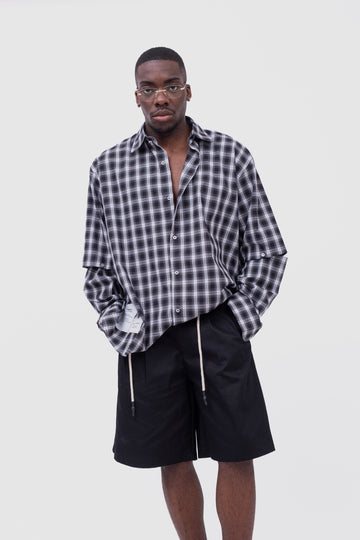 CAMICIA DOUBLE WEAR GRID BLACK