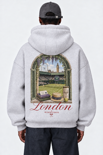 Felpa Hoodie Oversize London Wimbledon