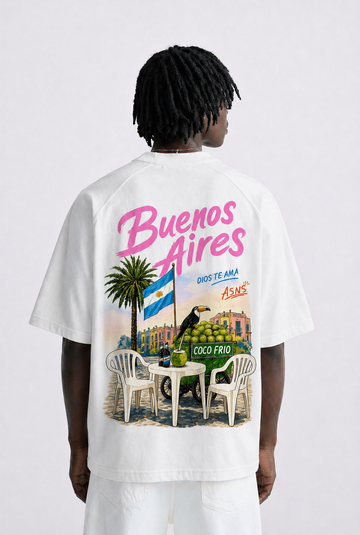 TS 04 BUENOS AIRES  T-SHIRT OVERSIZE  -city drip collection-
