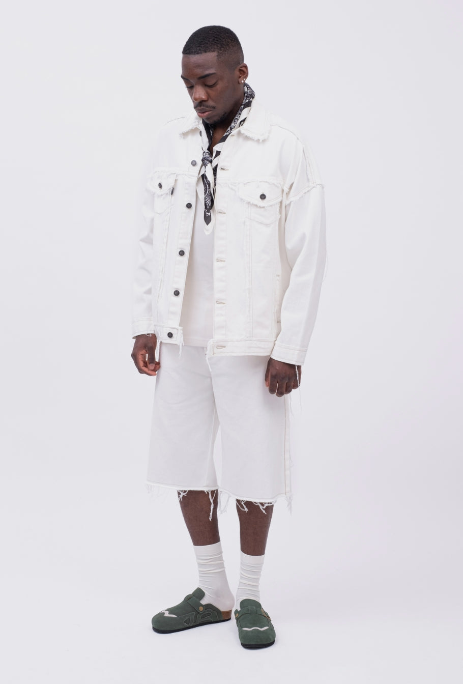 JACKET DESTROYED WHITE