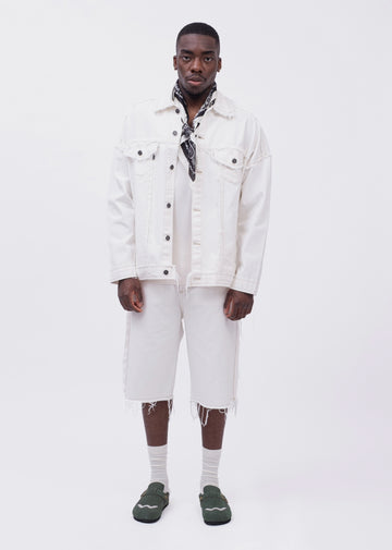 JACKET DESTROYED WHITE