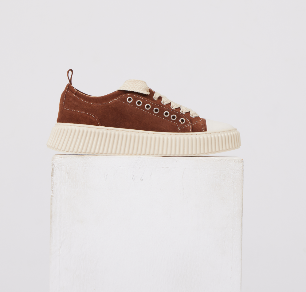 Sneaker Fluted Suede – Asensyo