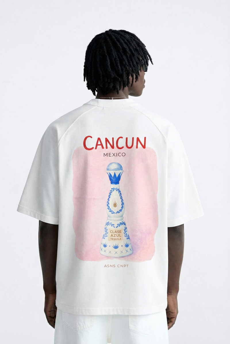TS 04 CANCUN T-SHIRT OVERSIZE CANCUN  -city drip collection-