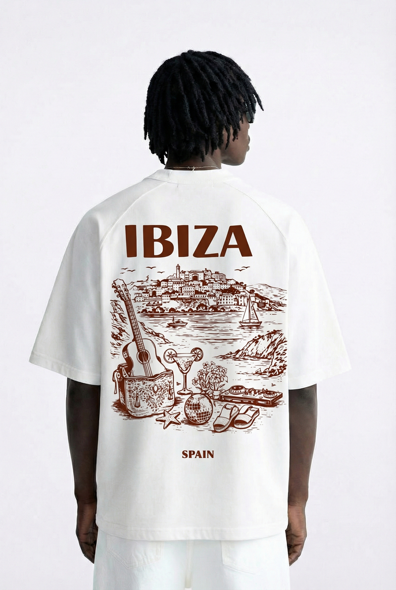 T-SHIRT OVERSIZE IBIZA  -city drip collection-