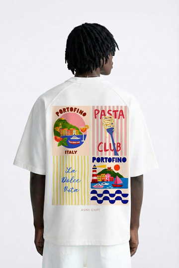 T-SHIRT OVERSIZE PORTOFINO  -city drip collection-