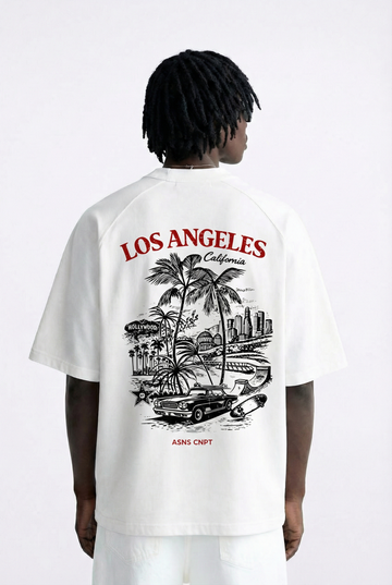 T-SHIRT OVERSIZE LOS ANGELES  -city drip collection-