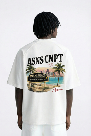 T-SHIRT OVERSIZE MIAMI  -city drip collection-